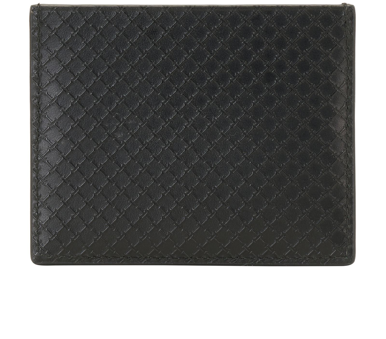 Tiffany & Co T Square Card Holder, &pound;120, Accessories, Black, Leather, Back view